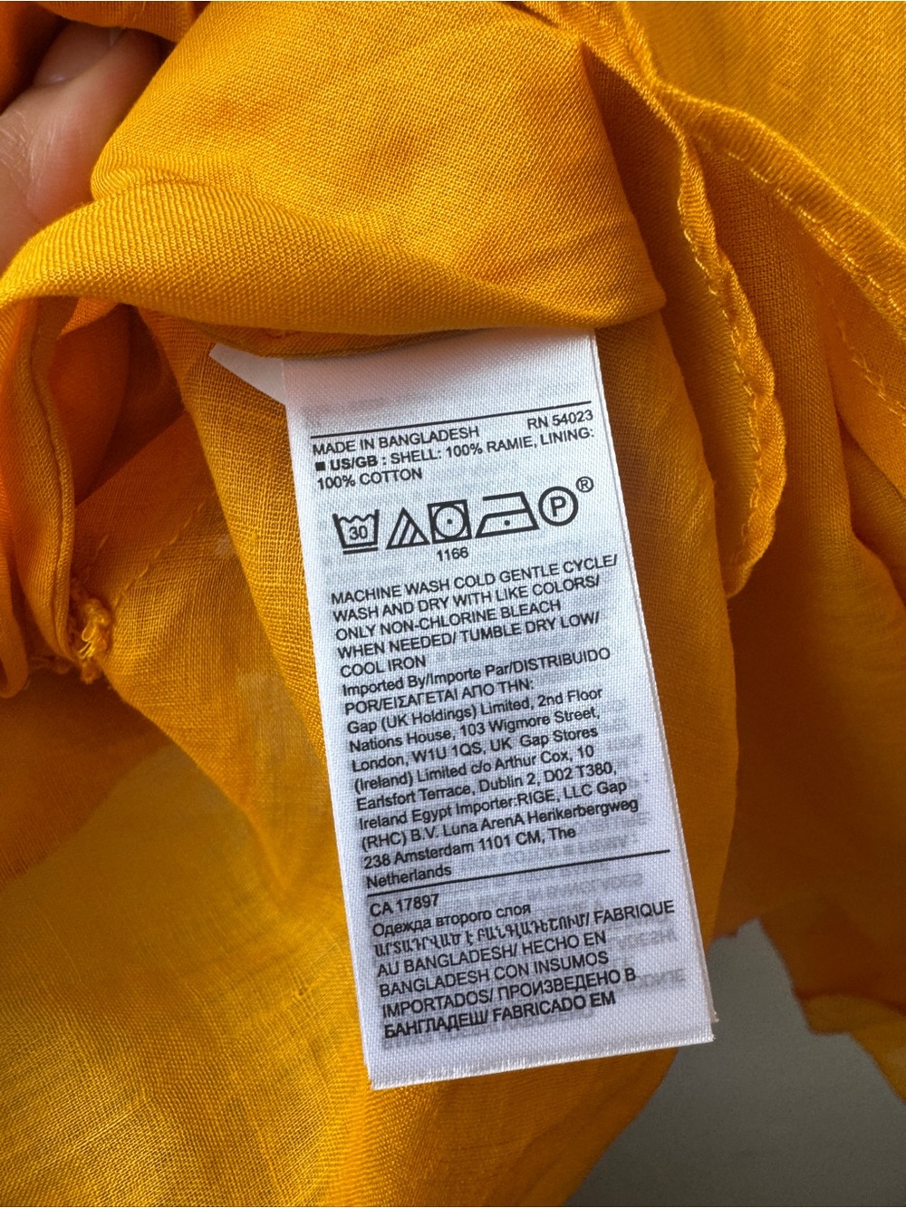 Banana Republic Ramie Puff Sleeve backless Linen Dress NEW - Picture 5 of 6